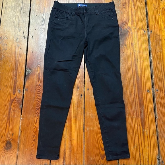 DEMOCRACY Jeri Ab Solution Skinny Jean Size 12 Black Stretch Casual Denim - Picture 5 of 13